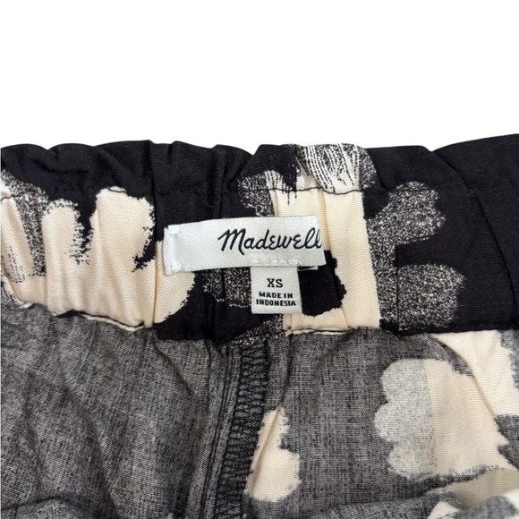 Madewell Drapey Pull-On Shorts in Ikat Floral High Rise Casual Beachy Summer XS - Picture 6 of 11